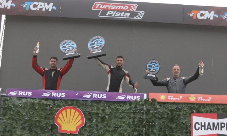 Con autoridad: ganó el campeón Camardello 1 F4 podio 1 F1