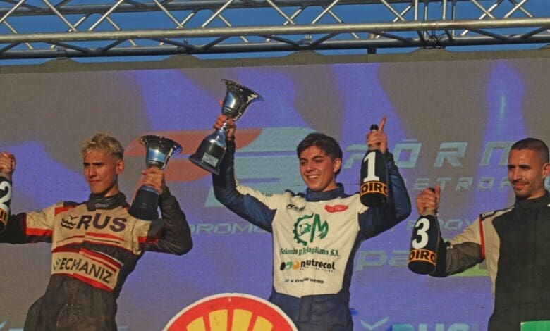 Victoria fenomenal: Evans Weiss ganó un carrerón 1 F3 Evans Weiss