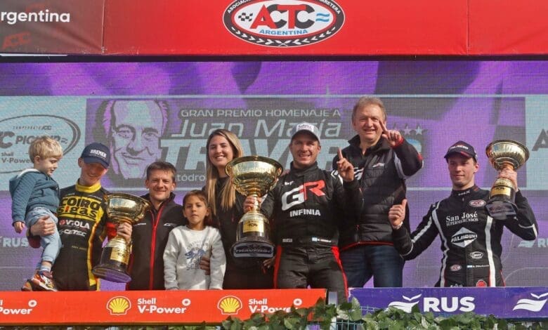 Inalcanzable el campeón: Werner lideró el 1-2-3 del Dole Racing 1 TCPK Werner