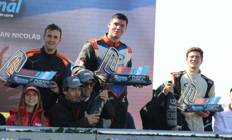 Segunda en fila: Thiago Martínez ganó en San Nicolás 1 TN C2 podio SN F7