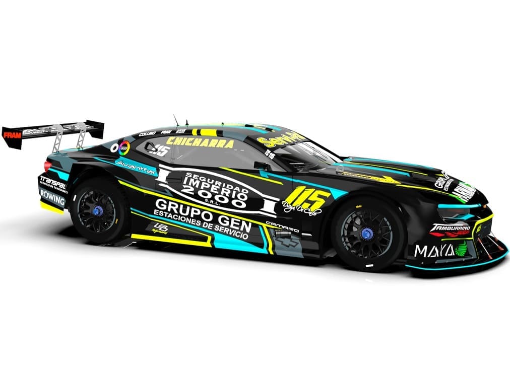 Así será el Camaro: De Carlo presentó su Chevrolet 3 TC De Carlo Camaro 1