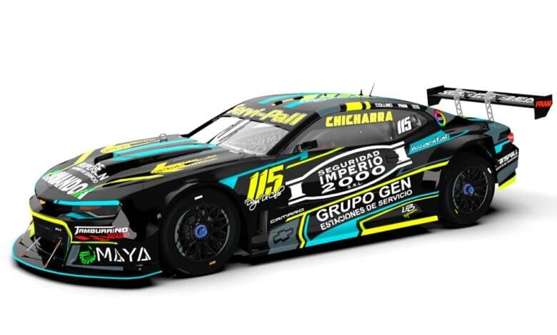Así será el Camaro: De Carlo presentó su Chevrolet 1 TC De Carlo Camaro 3
