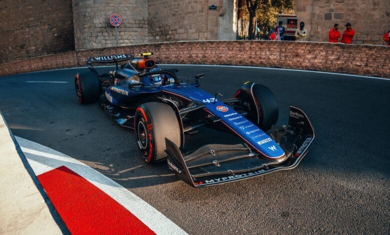 ¡Colapinto, épico!: Franco terminó 8° en Bakú y sumó sus primeros puntos 1 F1 Colapinto Baku GP