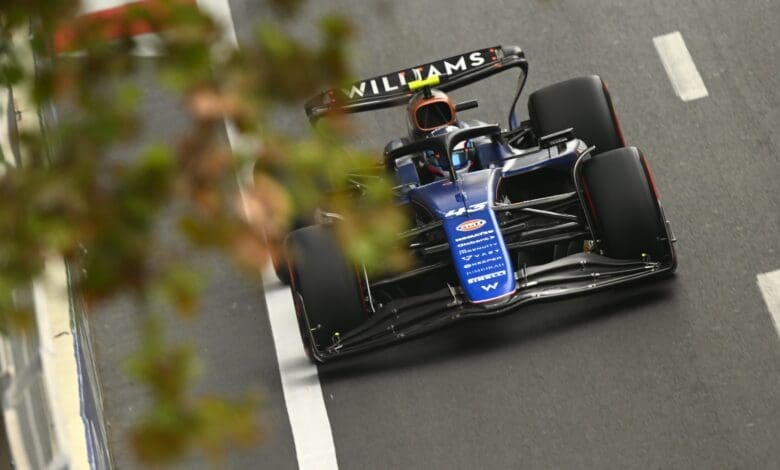¡Impresionante Franco!: Colapinto se clasificó 9° en Bakú con el Williams 1 F1 Colapinto clasif Baku