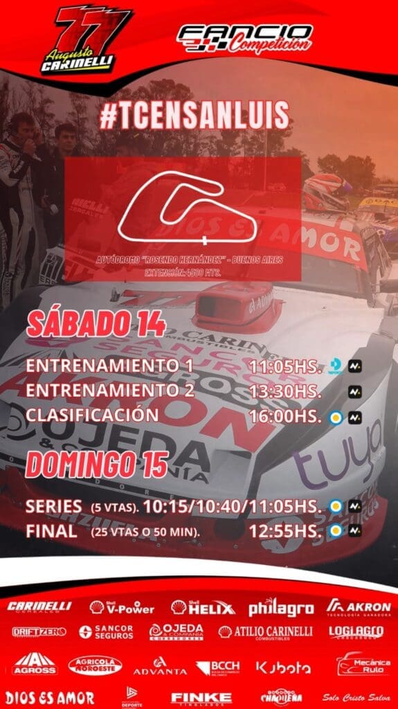 Confiado a San Luis: Augusto Carinelli rumbo a la cita puntana 3 baf7cced fbf8 5aff d4f1 72ff80f797e4
