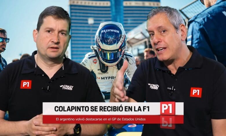 Colapinto se recibió en F1: el análisis de Austin, al estilo P1 1 P1 23 10
