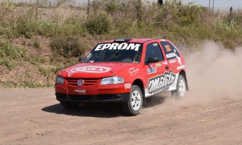Fueron protagonistas: Romero y Gobernatore se destacaron en Cañada de Gómez 1 Rally santafesino Romero Gober 1