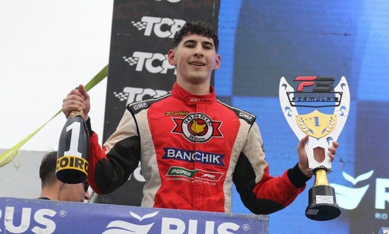 Cortó la racha: Pellandino se impuso en la primera carrera 1 F3M Pellandino F10 va
