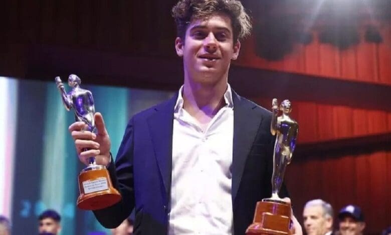 El pibe de oro: Franco Colapinto se llevó el Olimpia de Oro 1 Olimpia Colapinto 1