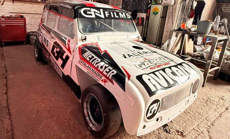 Enfocado: de fotógrafo del TC a piloto de un Renault 4 1 El Renault 4 está listo para salir a pista