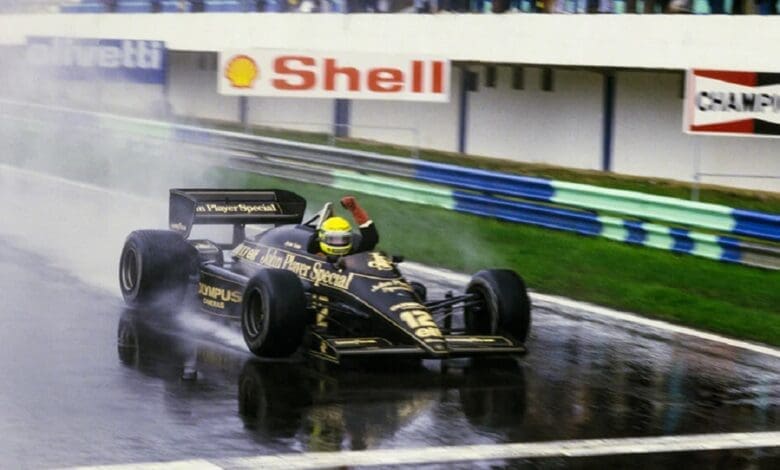 Master class en Estoril: Ayrton, el domador de tormentas 1 Senna celebra su primer triunfo