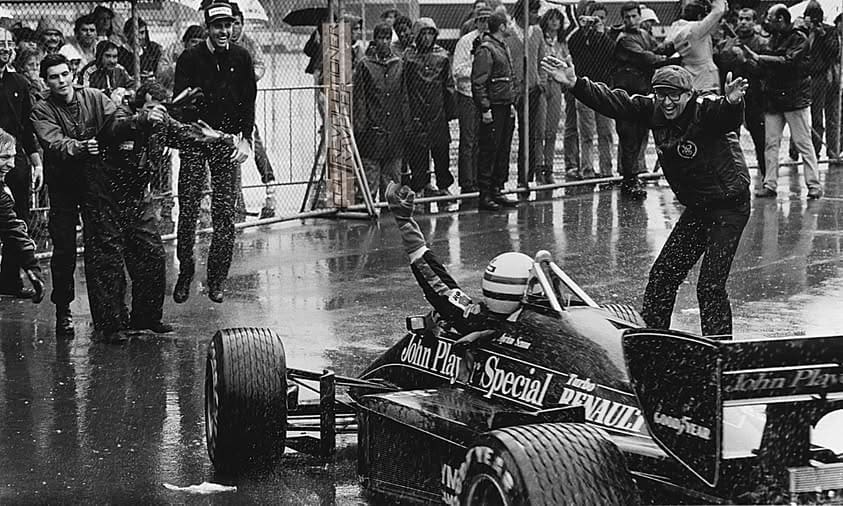 Master class en Estoril: Ayrton, el domador de tormentas 6 Senna Estoril 4