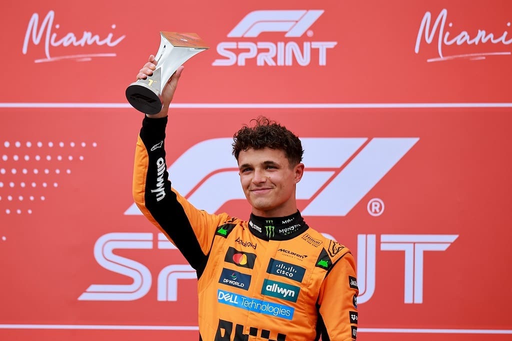 Arriba el campeón: Verstappen se quedó con la pole en Miami 3 F1 Norris sprint Miami