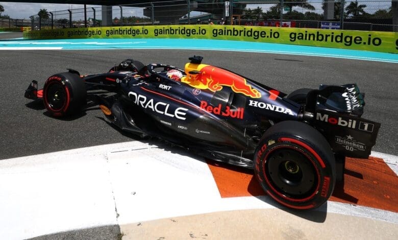 Arriba el campeón: Verstappen se quedó con la pole en Miami 1 Verstappen logró la tercera pole del año