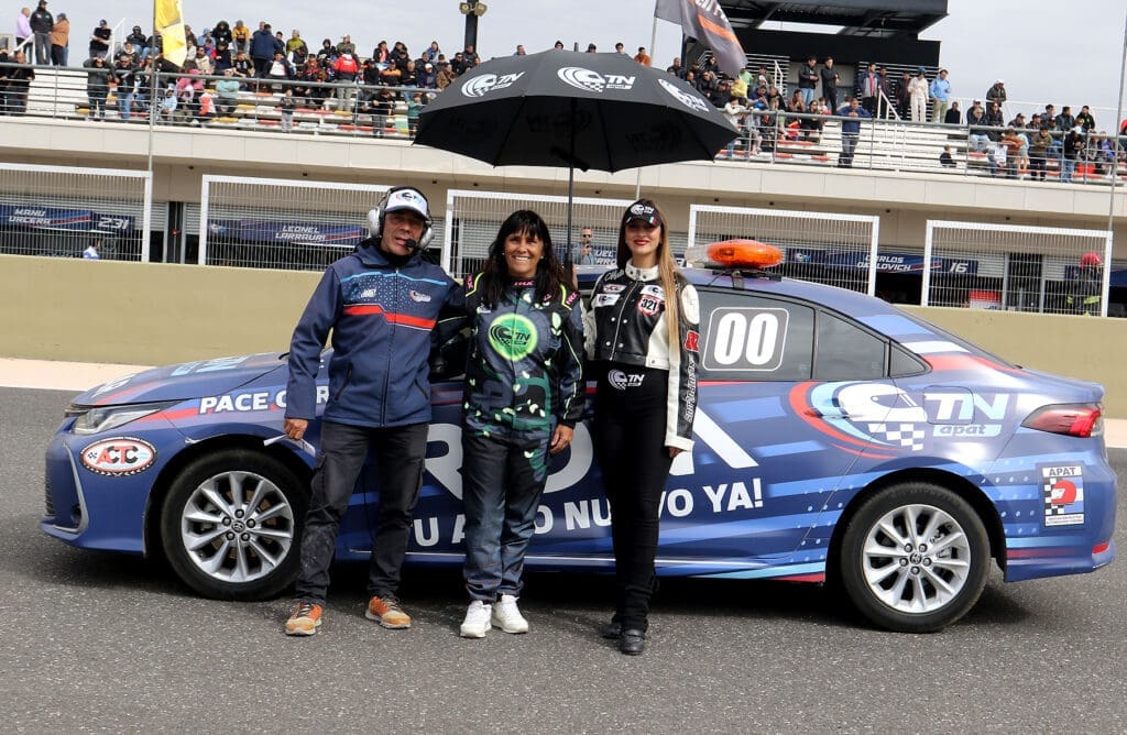 María de los Ángeles Hanhcik: la dueña del Pace Car en el TN 4 LP1L1927