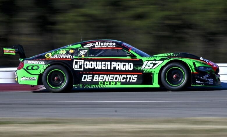 “Prueba productiva”: De Benedictis ensayó con el Mustang 1 Gran tarea de De Benedictis con el Ford