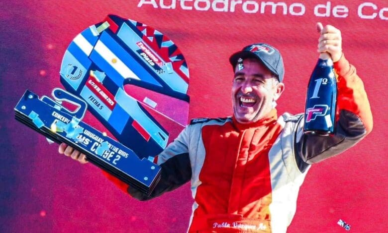Vázquez celebra con todo en el podio