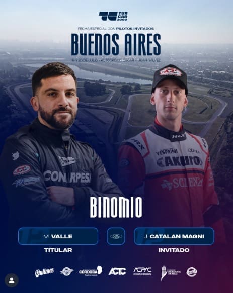 Te invito al “Gálvez”: conocé los binomios para Buenos Aires 11 Bin 5