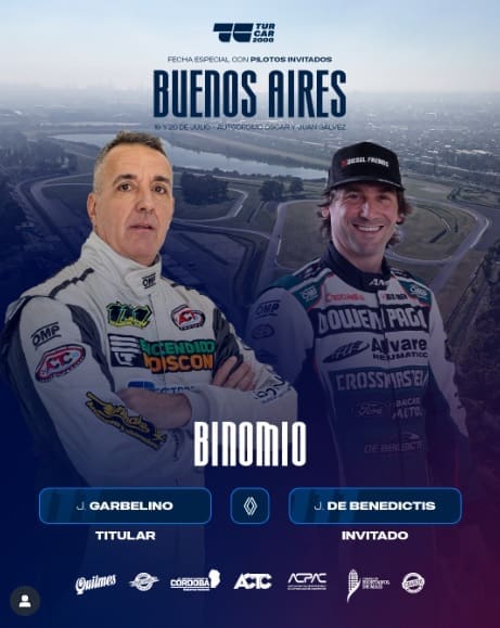 Te invito al “Gálvez”: conocé los binomios para Buenos Aires 12 Bin 7