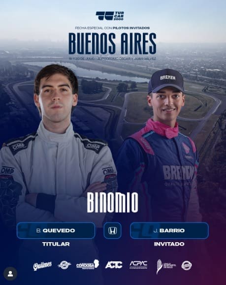 Te invito al “Gálvez”: conocé los binomios para Buenos Aires 9 Bin 8