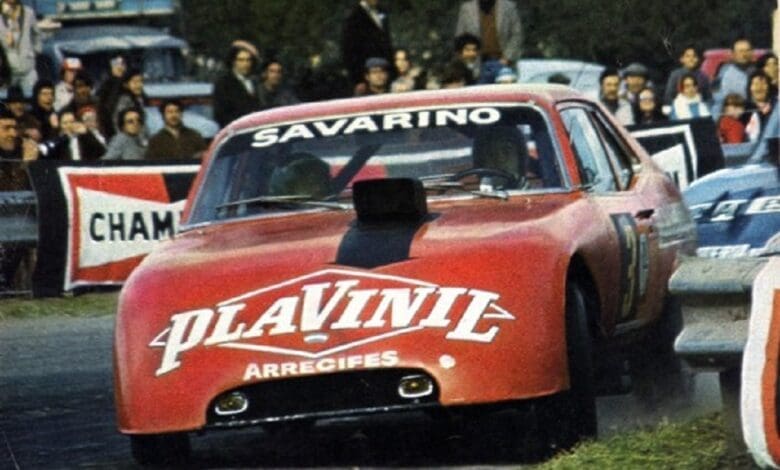 Primer triunfo en TC: la cupé Chevy, un bien de familia 1 La Chevy de Marincovich muestra el camino en la ruta