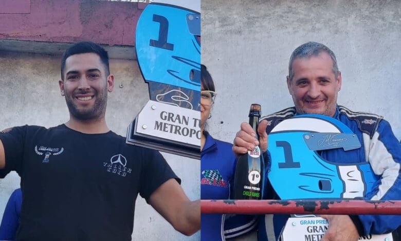 Un par de clones: Juárez y Ramos repitieron en Brandsen 1 Juárez y Ramos volvieron a festejar en lo más alto del podio