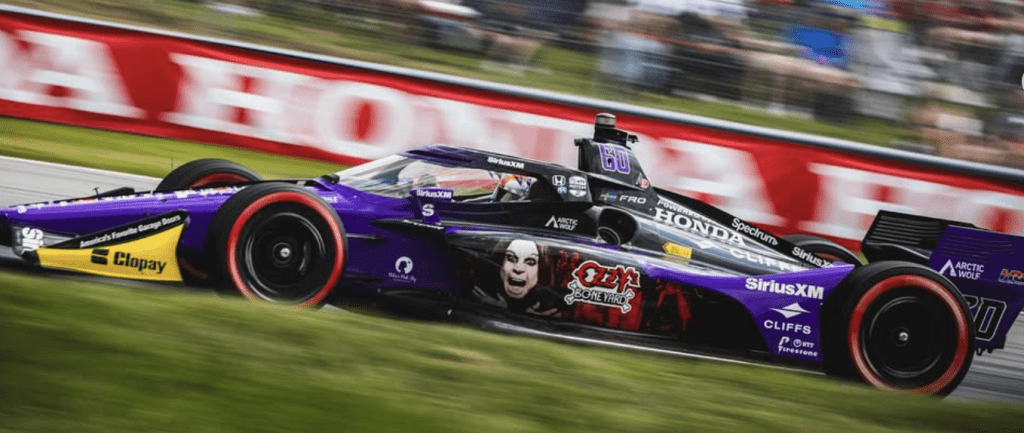 Ozzy fierrero: la pasión del “Padre del metal” por los autos 3 Ozzy Osbourne en indycar 3 1024x433 1
