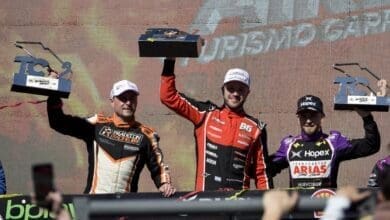 Festejo y MATEANDO: Christian Ledesma subió a su 70° podio 11 Ledesma festeja su podio 70 en TC