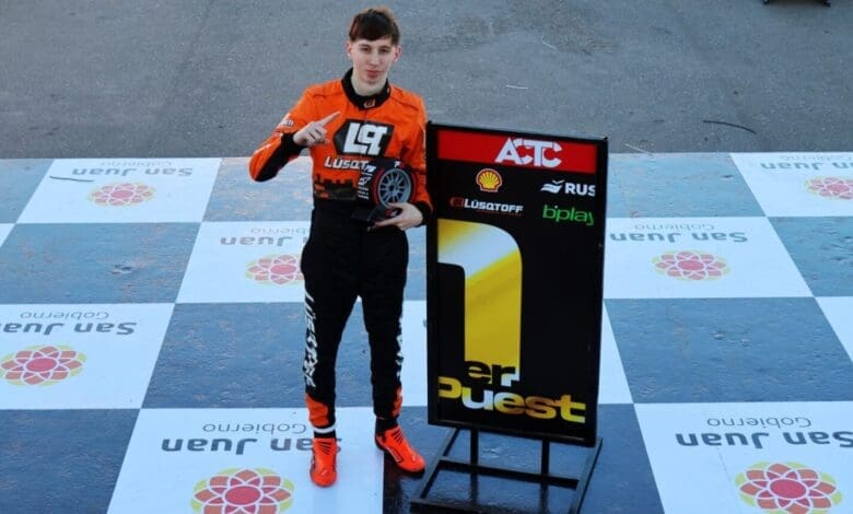 Pole sanjuanina: Falivene se quedó con la clasificación 1 Falivene festejó una nueva pole