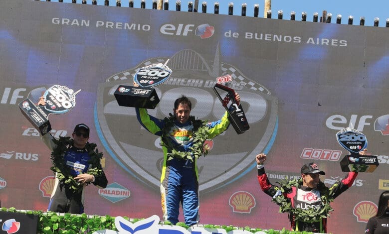Festejó por tercera vez: gran producción de Antolín 1 TN Podio Bs As C2 titulares