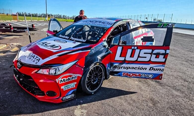 Se pone a punto: Canapino probó el Corolla de Clase 3 1 TN Canapino prueba