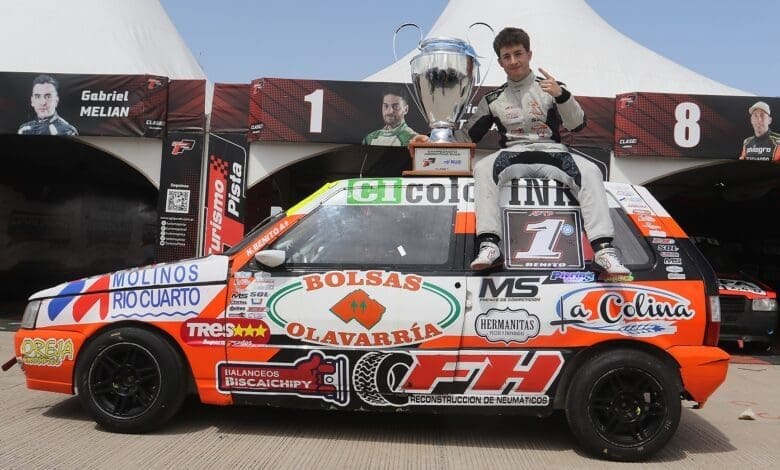 Primer campeón: Nicolás Benito se consagró en La Pampa 1 TP Benito campeon